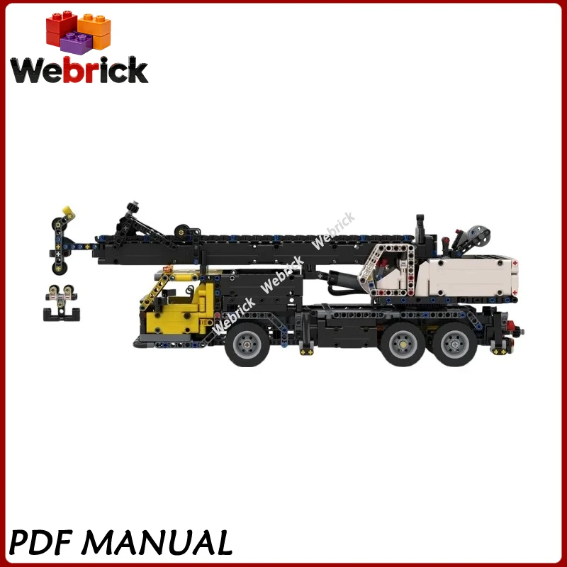 All Terrain Mobile Crane Building Set, Realistic Construction Machinery Model for Adult Collectors 1248PCS
All Terrain Mobile Crane Building Set, Realistic Construction Machinery Model for Adult Collectors 1248PCS