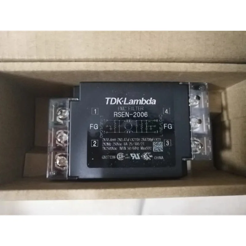 TDK-LAMBDA E-MC Noise Filter ENF RSEN-2006D 6A250V
TDK-LAMBDA E-MC Noise Filter ENF RSEN-2006D 6A250V