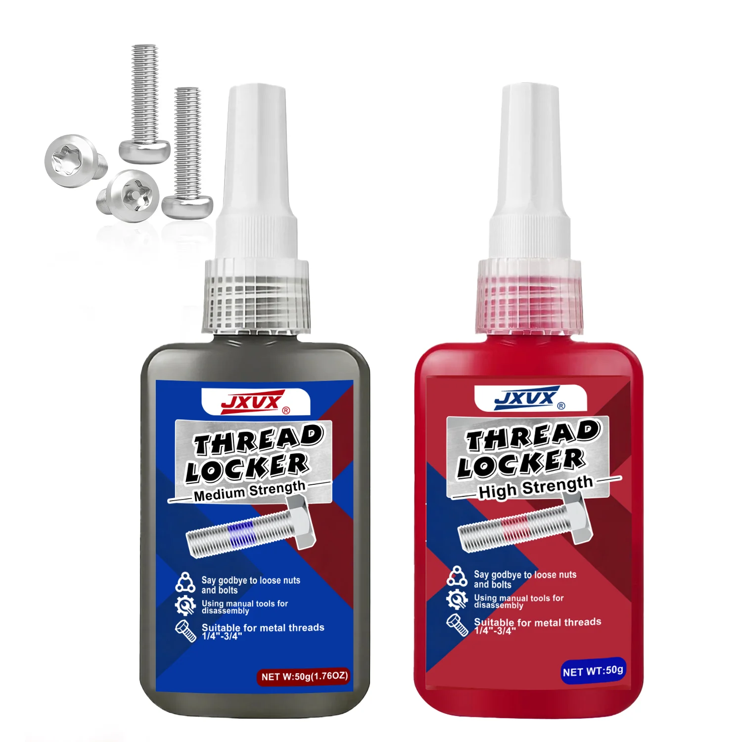 Quickly Cured Thread Locking Agent, Anaerobic Adhesive,Industrial Thread Sealant Replaces Washers Anti-Loosening, Anti-Slip, Rust-Proof,Oil-Resistant, Stable,Suitable for Nuts, Bolts, Fasteners, and Metal.
Quickly Cured Thread Locking Agent, Anaerobic Adhesive,Industrial Thread Sealant Replaces Washers Anti-Loosening, Anti-Slip, Rust-Proof,Oil-Resistant, Stable,Suitable for Nuts, Bolts, Fasteners, and Metal.