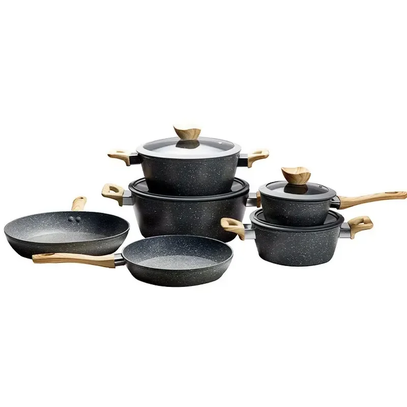 Classic Non-Stick Frying Pan Soup Pot Set Medical Stone Wok Marble for Induction Cooker Universal Household Pot for Milk Soup
Classic Non-Stick Frying Pan Soup Pot Set Medical Stone Wok Marble for Induction Cooker Universal Household Pot for Milk Soup