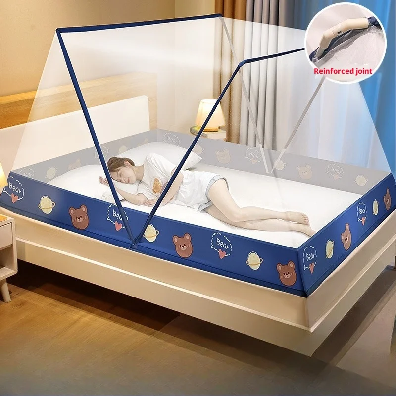 No Installation Required This Portable Foldable Mosquito Net Is Thickened and Reinforced and Features A Bottomless Design
No Installation Required This Portable Foldable Mosquito Net Is Thickened and Reinforced and Features A Bottomless Design