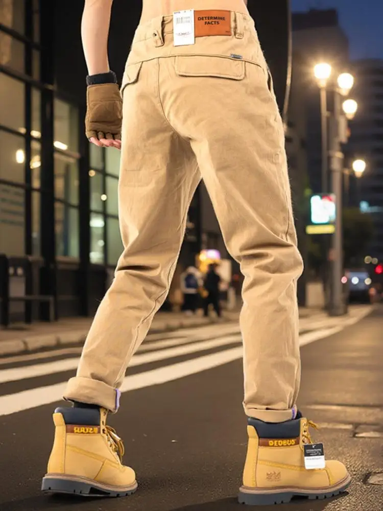 Yezoe Men's Slim Fit Straight Leg Cotton Casual Pants Elastic Waist Khaki Long Trousers Faionable Casual Wear for Autumn Wi...
Yezoe Men's Slim Fit Straight Leg Cotton Casual Pants Elastic Waist Khaki Long Trousers Faionable Casual Wear for Autumn Wi...