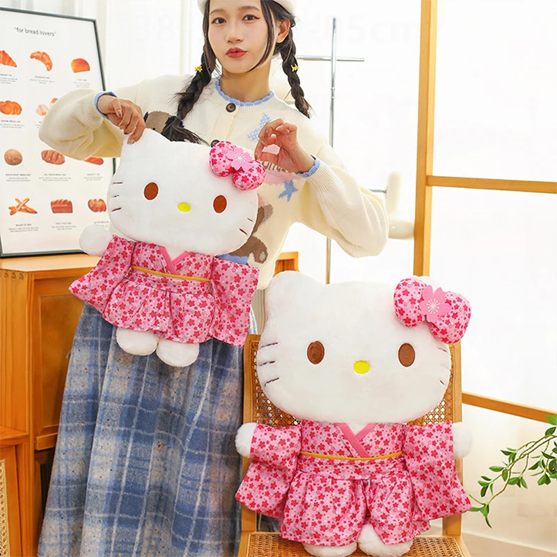 Sanrio Kawaii Hokkaido Japanese Kimono Hello Kitty Plush Toy Cute Sakura Kitten Stuffed Animal Kids Birthday Gift for Children
Sanrio Kawaii Hokkaido Japanese Kimono Hello Kitty Plush Toy Cute Sakura Kitten Stuffed Animal Kids Birthday Gift for Children