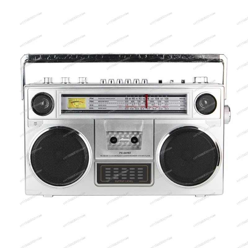 Cassette Recorder & Tape Player with Radio Function, Supports USB, SD Card and Bluetooth Connection
Cassette Recorder & Tape Player with Radio Function, Supports USB, SD Card and Bluetooth Connection