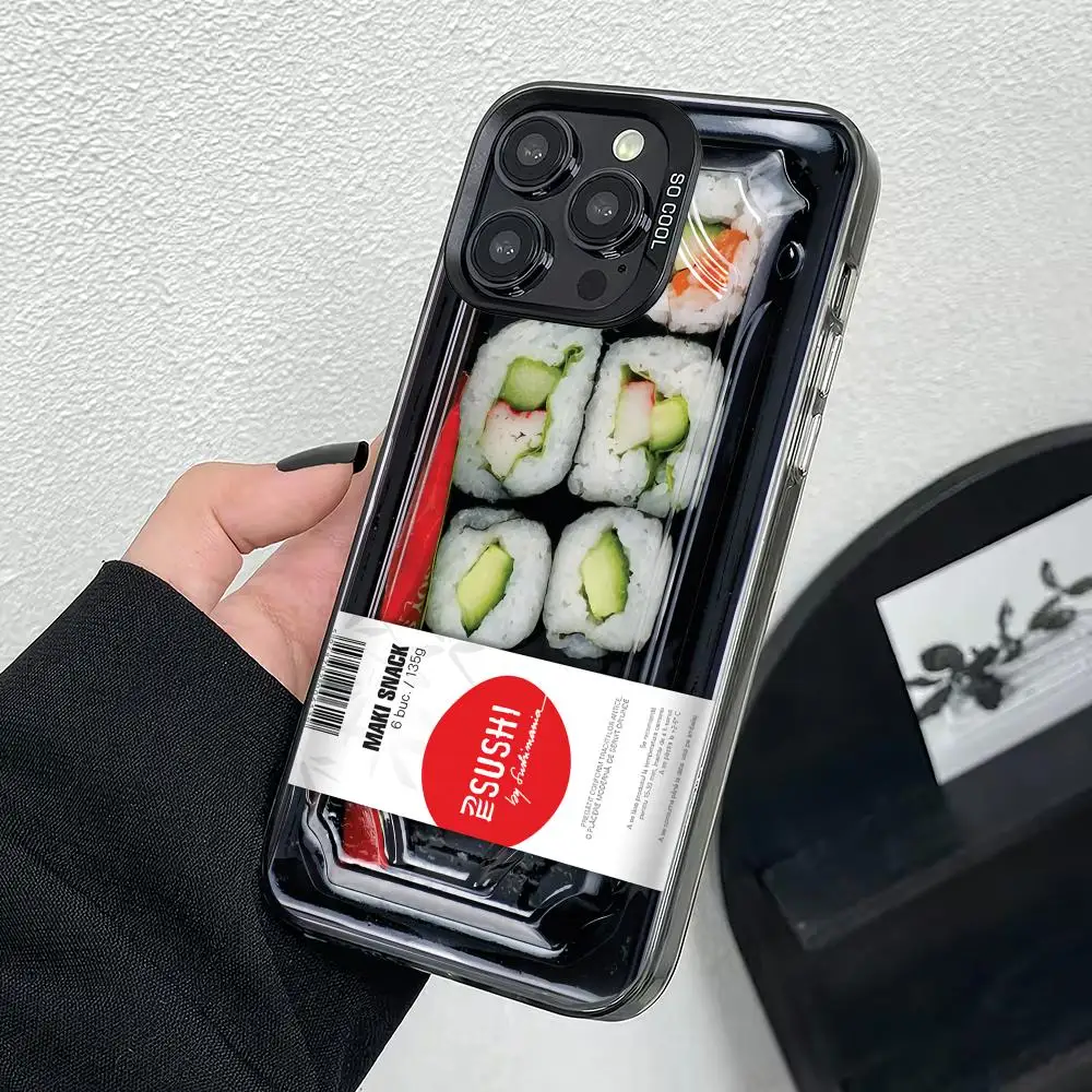 Realistic sushi lunch box pattern phone case suitable for iPhone 17 16 15 14 13 12 11 Pro/Max/Plus anti drop and shockproof
Realistic sushi lunch box pattern phone case suitable for iPhone 17 16 15 14 13 12 11 Pro/Max/Plus anti drop and shockproof