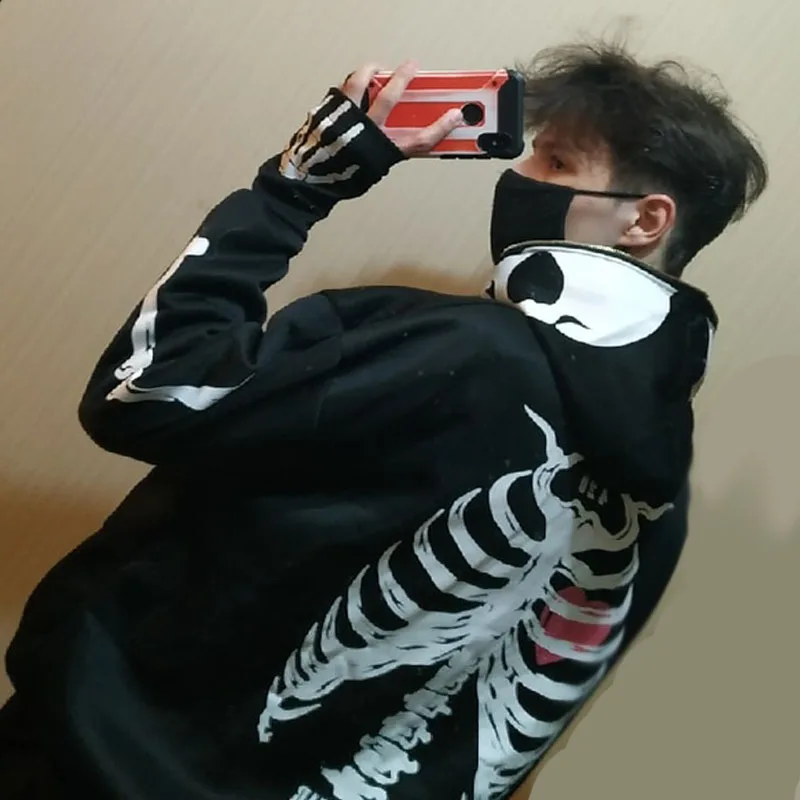 Women Men Y2K Fashion Hoodie Skeleton Graphics Print Zip Hoodie Clothes Women Hip-hop Long Sleeve Sweatshirt Oversized Top
Women Men Y2K Fashion Hoodie Skeleton Graphics Print Zip Hoodie Clothes Women Hip-hop Long Sleeve Sweatshirt Oversized Top