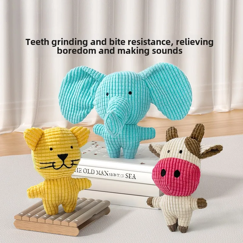 Dog Toys Grinding Teeth Resistant Puppies Dog Plush Sound Self-Hi Boredom Relief Artifact Medium and Small Dog Pet Supplies
Dog Toys Grinding Teeth Resistant Puppies Dog Plush Sound Self-Hi Boredom Relief Artifact Medium and Small Dog Pet Supplies