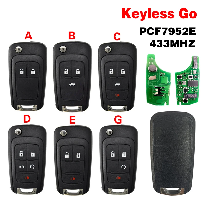 CN014059 Smart Remote Key 13500225 13587073 For Chevrolet Cruze Malibu Impala Opel Vauxhall Flip Fob ID46 Chip 433MHz
CN014059 Smart Remote Key 13500225 13587073 For Chevrolet Cruze Malibu Impala Opel Vauxhall Flip Fob ID46 Chip 433MHz