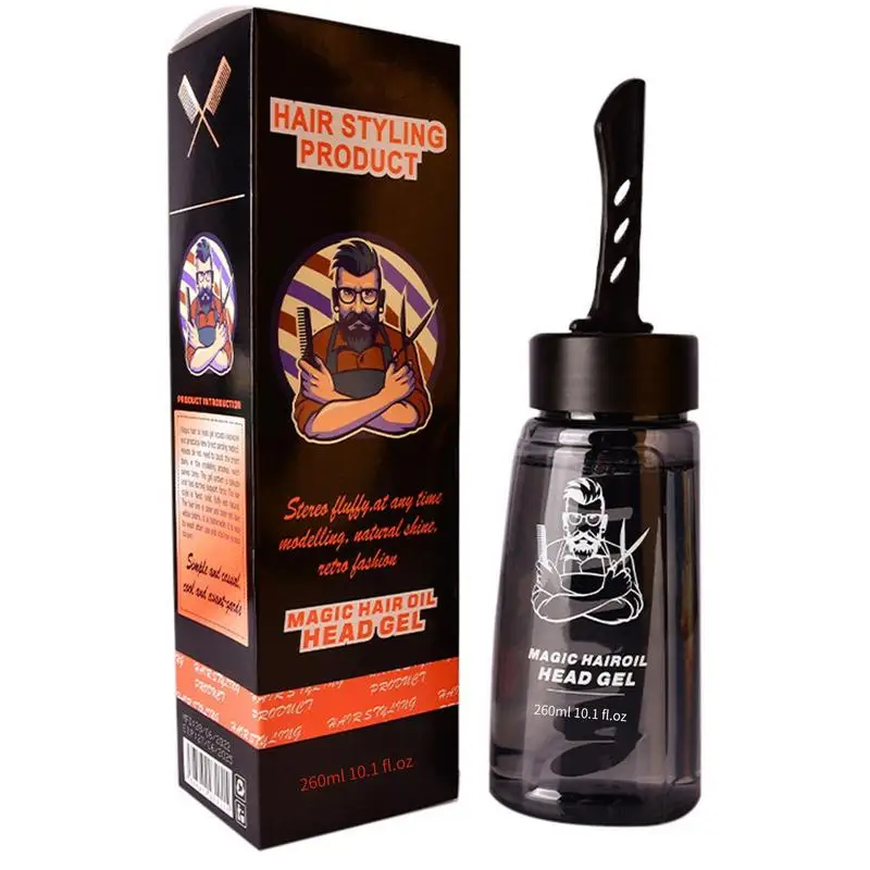 Men Hair Styling Gel With Comb 2 In 1 Men Styling Gel With Comb Long-Lasting Fluffy Hair Lightweight Mens Hair Styling Gel Tool
Men Hair Styling Gel With Comb 2 In 1 Men Styling Gel With Comb Long-Lasting Fluffy Hair Lightweight Mens Hair Styling Gel Tool