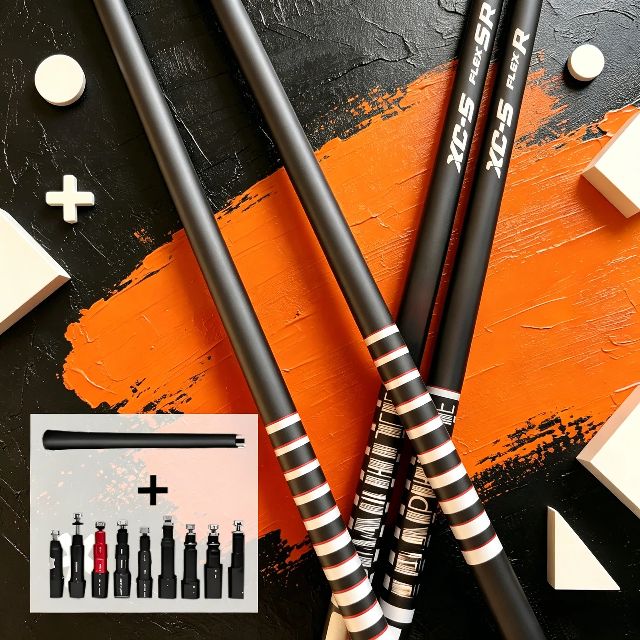 Xc-5R/5Sr/5S/6S Series Golf Club Shafts, Multiple Hardness Options Available, High-Precision Carbon Material, Professional-Grade Sports Equipment (with Adapter and Grip)
Xc-5R/5Sr/5S/6S Series Golf Club Shafts, Multiple Hardness Options Available, High-Precision Carbon Material, Professional-Grade Sports Equipment (with Adapter and Grip)