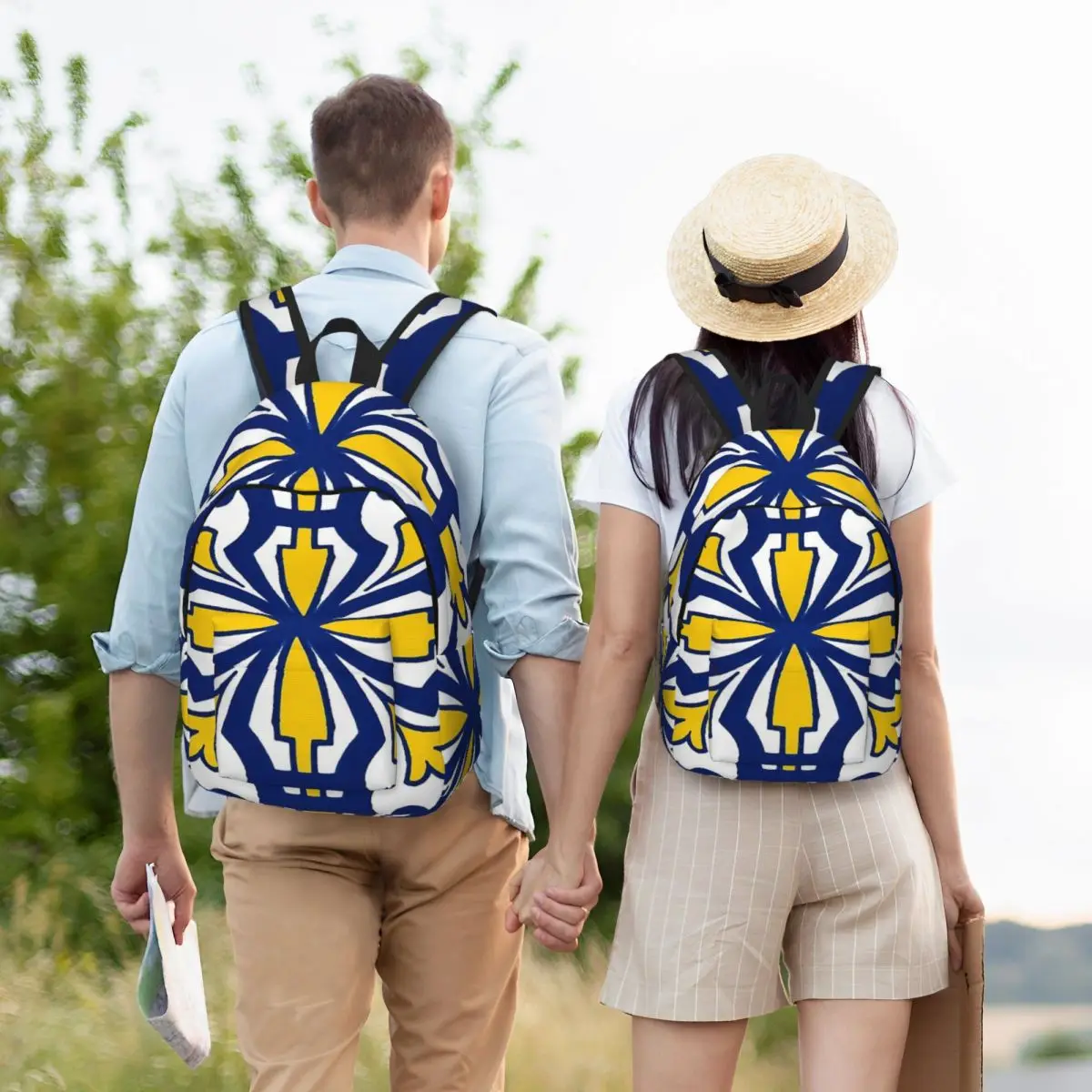 Traditional Nikea Moroccan Moors Portuguese Tiles Azulejo Graphic Student Backpack School Bag Daypack for Bookbag Shoulder Bags
Traditional Nikea Moroccan Moors Portuguese Tiles Azulejo Graphic Student Backpack School Bag Daypack for Bookbag Shoulder Bags