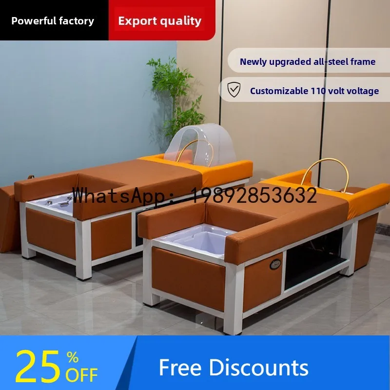 CZ Beauty Salon Water Circulation Shampoo Bed Head Therapy Foot Bath Integrated Bed Electric Shampoo Bed
CZ Beauty Salon Water Circulation Shampoo Bed Head Therapy Foot Bath Integrated Bed Electric Shampoo Bed