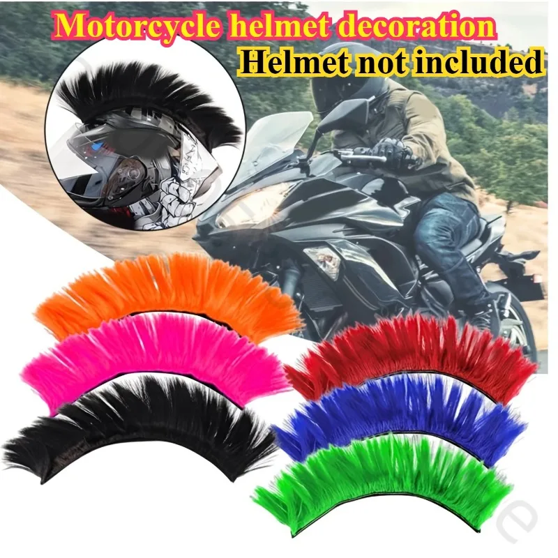 Helmet Hawks Cockscomb Wig Decoration Adhesive Motorcycle Helmet Wig Cosplay Headdress Cuttable Hair Patches Hair Decorations
Helmet Hawks Cockscomb Wig Decoration Adhesive Motorcycle Helmet Wig Cosplay Headdress Cuttable Hair Patches Hair Decorations