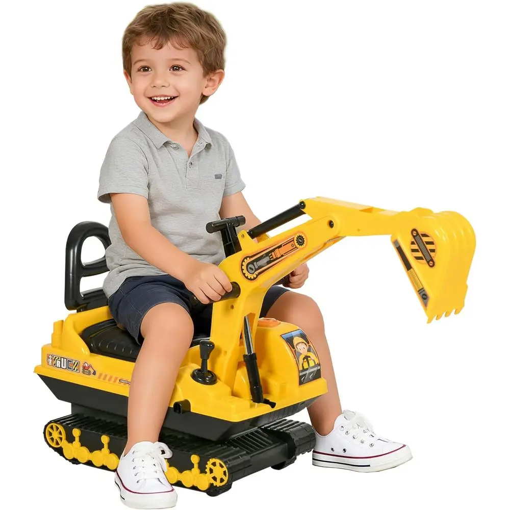 Ride-On Excavator Toy with Tractor, Digger, Movable Scooter, and Storage Basket for Toddlers, Suitable for Ages 18-48 Months, Ye
Ride-On Excavator Toy with Tractor, Digger, Movable Scooter, and Storage Basket for Toddlers, Suitable for Ages 18-48 Months, Ye