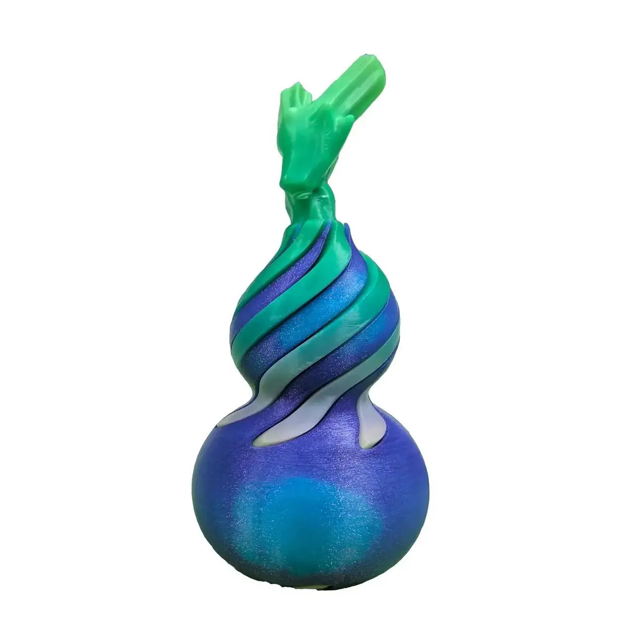 3D Printed Luminous Spiral Lucky Gourd Stress Relief Sculpture Passthrough Office Desk Novelty Gift - Impossible Pyramid Design
3D Printed Luminous Spiral Lucky Gourd Stress Relief Sculpture Passthrough Office Desk Novelty Gift - Impossible Pyramid Design
