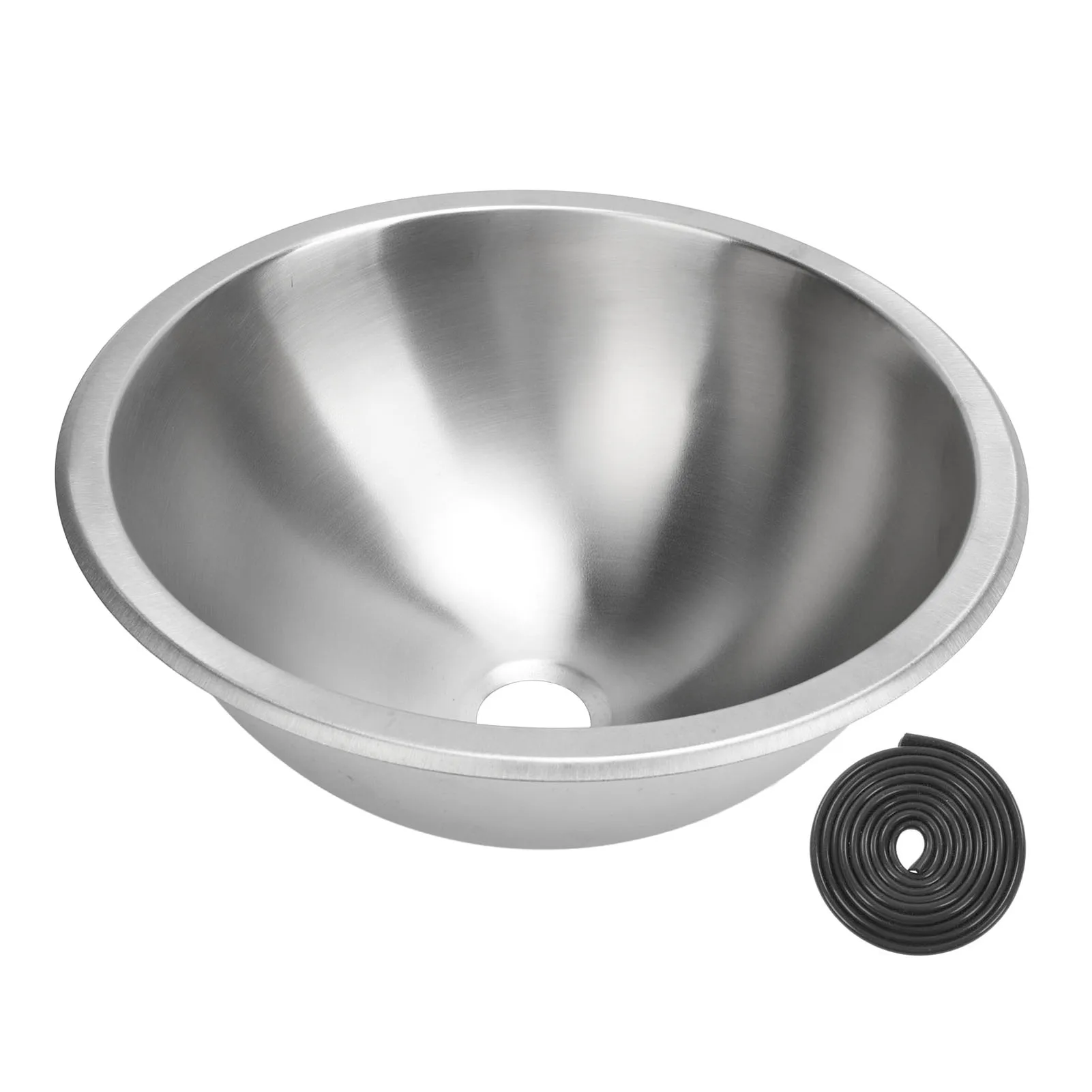 12inch Camper Round Sink 304 Stainless Steel Kitchen Bath Sink Hand Wash Basin with 40mm Sewer Outlet for Boat Caravan RV Camper
12inch Camper Round Sink 304 Stainless Steel Kitchen Bath Sink Hand Wash Basin with 40mm Sewer Outlet for Boat Caravan RV Camper