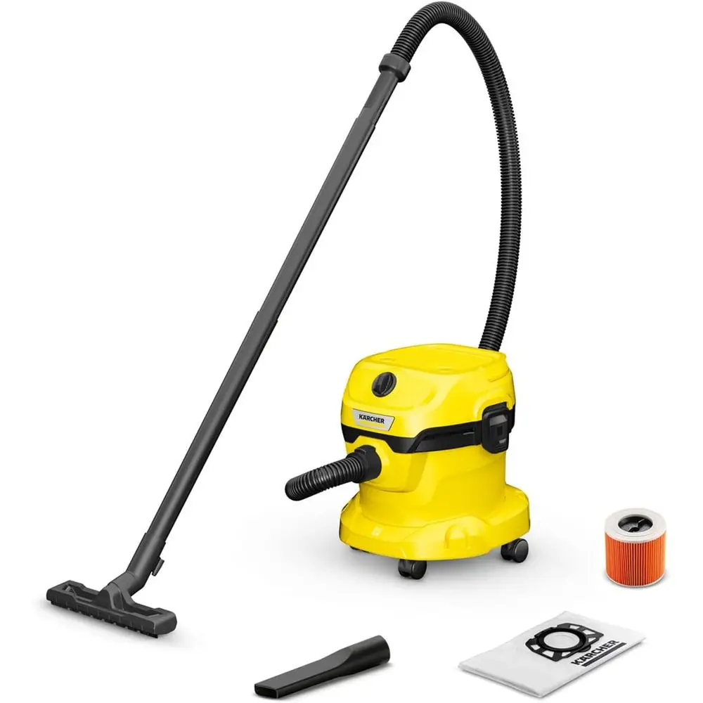1.628-002.0, Dual-Purpose Yellow Vacuum Cleaner, Wet & Dry
1.628-002.0, Dual-Purpose Yellow Vacuum Cleaner, Wet & Dry