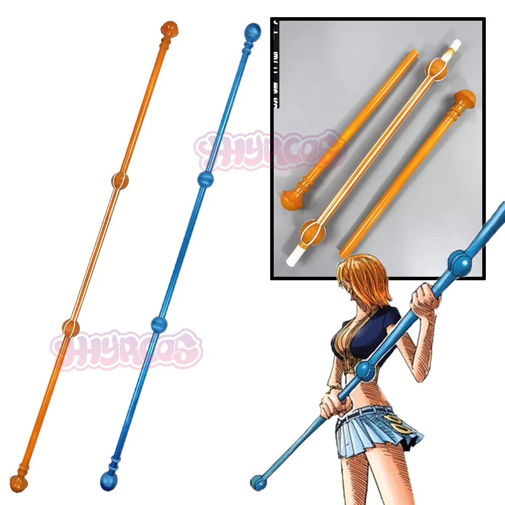 Anime Nami Cosplay Weapons Props 180cm Long Stick Wig Halloween Christmas Carnival Clothing Accessory Magic Wand Women Men
Anime Nami Cosplay Weapons Props 180cm Long Stick Wig Halloween Christmas Carnival Clothing Accessory Magic Wand Women Men