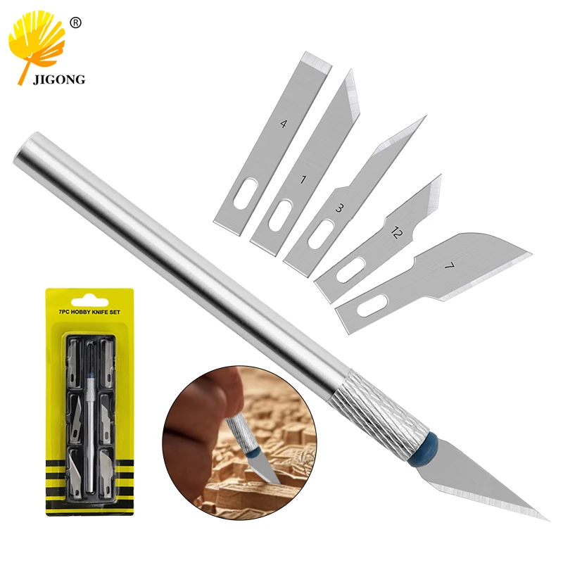 7 шт. гравировальные инструменты для резки древесины, гравировальная бритва, нож для резьбы
7 шт. гравировальные инструменты для резки древесины, гравировальная бритва, нож для резьбы