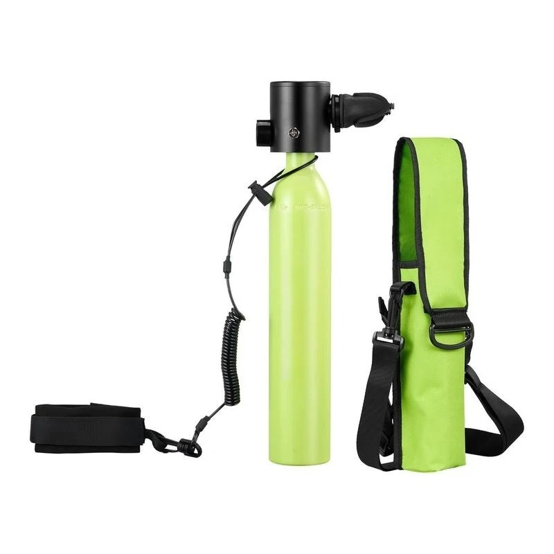 Mini Scuba Tank, 0.5L Portable Diving Tank for Underwater Breathing, Reusable Lung Diving Cylinder up to 10 Minutes Dive Time, Emergency Rescue Pony Bottle with Bag and Lanyard for Snorkeling
Mini Scuba Tank, 0.5L Portable Diving Tank for Underwater Breathing, Reusable Lung Diving Cylinder up to 10 Minutes Dive Time, Emergency Rescue Pony Bottle with Bag and Lanyard for Snorkeling