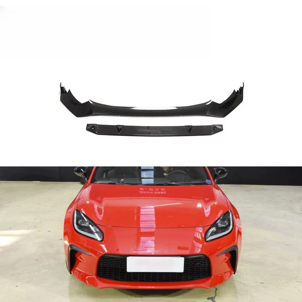 2pcs/set Carbon Fiber Front Bumper Lip for Toyota GR86 Base Premium 2 Door 2022-2023
2pcs/set Carbon Fiber Front Bumper Lip for Toyota GR86 Base Premium 2 Door 2022-2023