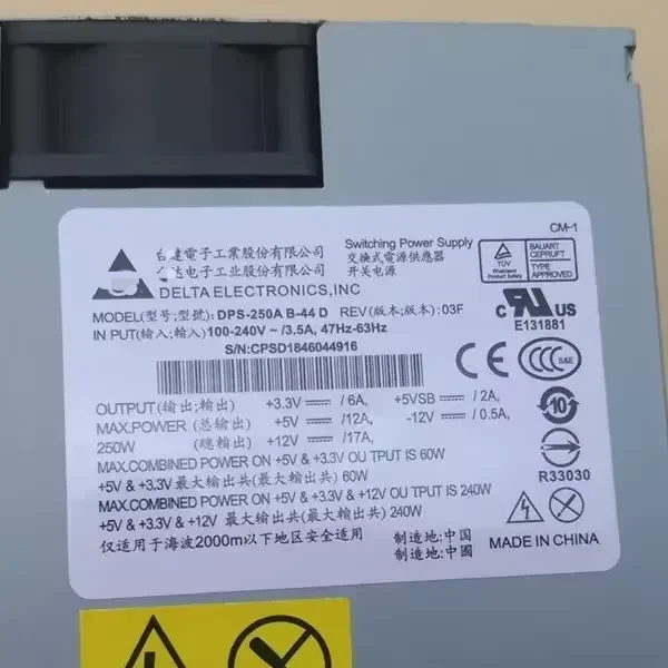 Новый блок питания DPS-250AB-44D, 1 шт., оригинальный, в наличии
Новый блок питания DPS-250AB-44D, 1 шт., оригинальный, в наличии