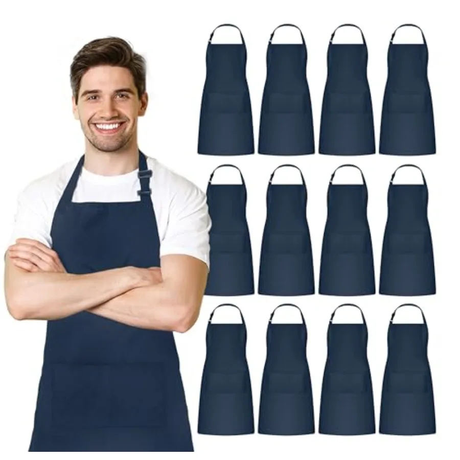 Avalon Kitchen Premium Chef Apron - Waterdrop Resistant 100% Polyester Adjustable Kitchen Aprons for Men Bulk Aprons
Avalon Kitchen Premium Chef Apron - Waterdrop Resistant 100% Polyester Adjustable Kitchen Aprons for Men Bulk Aprons