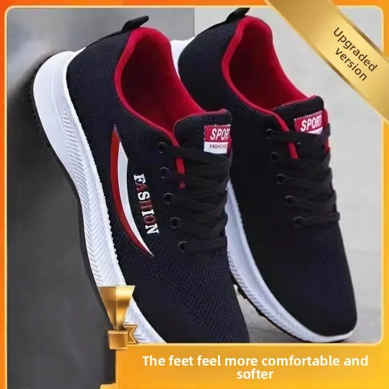 Мужские кроссовки для бега, легкие, водонепроницаемые, противоскользящие, спортивные, на резиновой подошве, с амортизацией, для весны и осени.
Мужские кроссовки для бега, легкие, водонепроницаемые, противоскользящие, спортивные, на резиновой подошве, с амортизацией, для весны и осени.