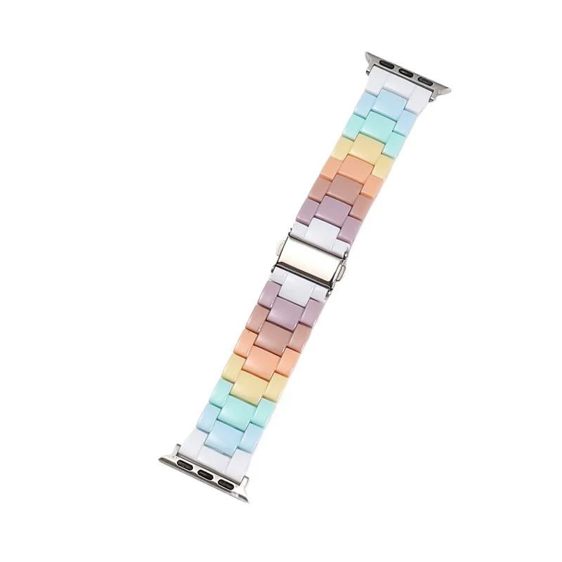 Candy Rainbow Band For Apple Watch Strap 8 7 6 5 4 3 SE 42MM 38MM 44MM 40MM Fashion Loop For iWatch 41MM 45MM Smart Watch correa
Candy Rainbow Band For Apple Watch Strap 8 7 6 5 4 3 SE 42MM 38MM 44MM 40MM Fashion Loop For iWatch 41MM 45MM Smart Watch correa