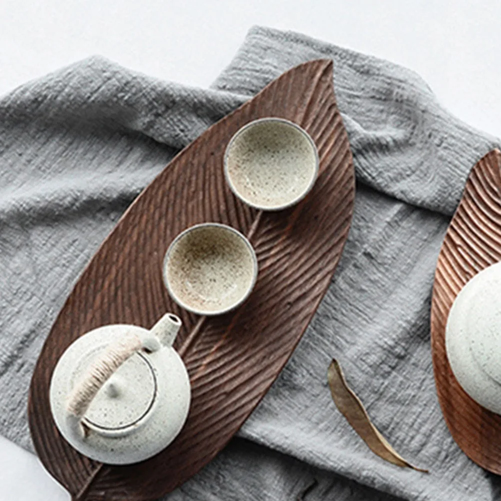 Solid Wood Leaf Tray Snack Plate Tableware Dried Fruit Food Bamboo Dish Platters
Solid Wood Leaf Tray Snack Plate Tableware Dried Fruit Food Bamboo Dish Platters