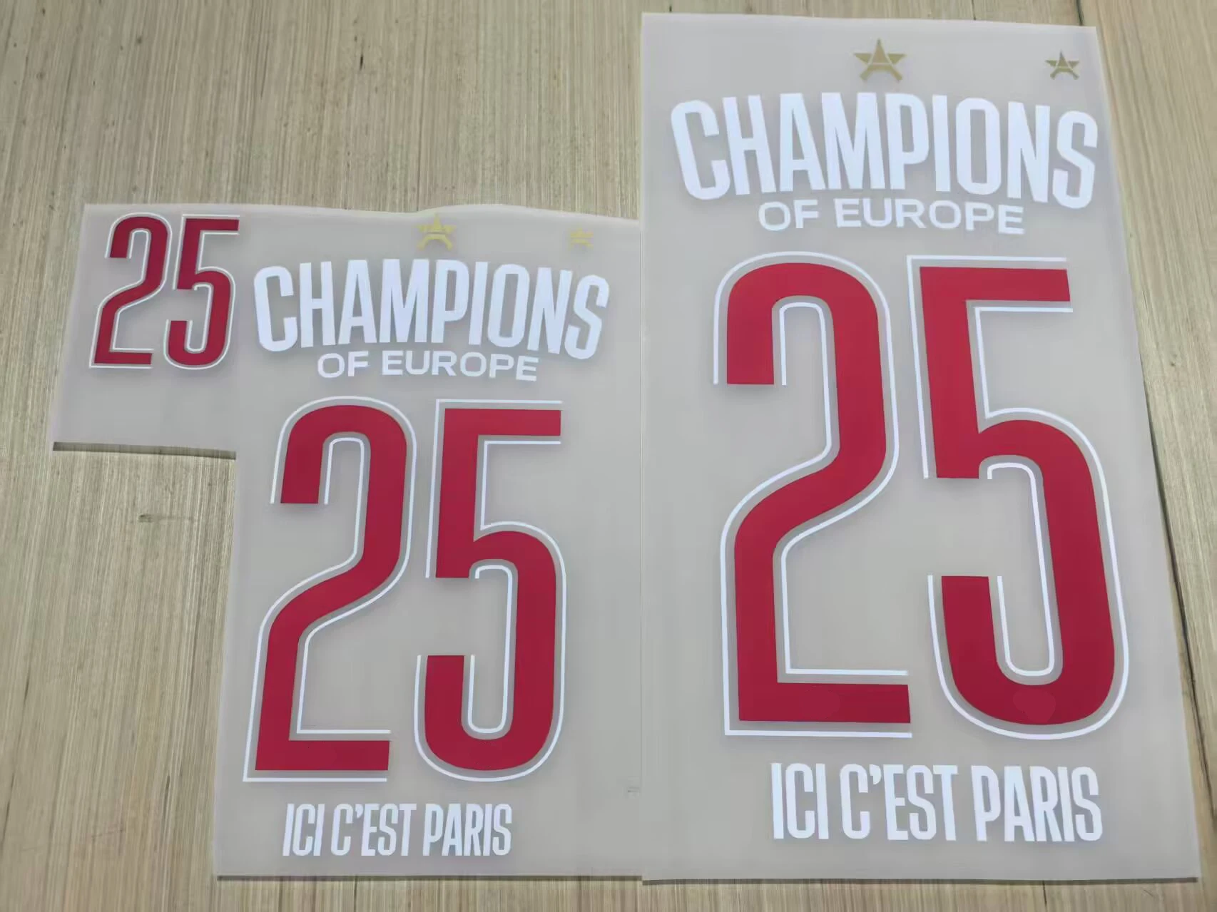 25/26 Paris League 25# Champion European Football Final Children's Wear Adult Number
25/26 Paris League 25# Champion European Football Final Children's Wear Adult Number