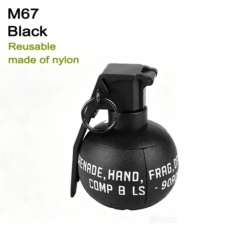 K10-Nylon Impact Resistant Reusable Grenade Model Multi Styles Outdoor Shooting Game Toy Prop
K10-Nylon Impact Resistant Reusable Grenade Model Multi Styles Outdoor Shooting Game Toy Prop