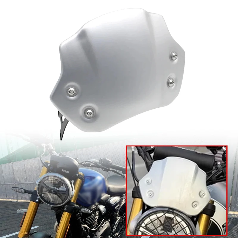 Fit For Speed 400 Scrambler 400 X 2024-2025 Aluminum Alloy Windscreen Windshield Deflector Motorcycle Wind Screen Modified Parts
Fit For Speed 400 Scrambler 400 X 2024-2025 Aluminum Alloy Windscreen Windshield Deflector Motorcycle Wind Screen Modified Parts