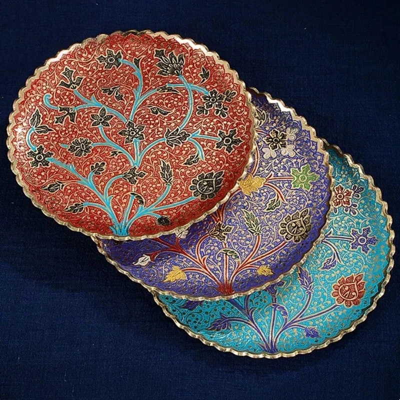 Nepal Fruit Altars Tray,Buddhism Copper Plate,Handicraft Painting Engraving Flower Texture Dish,Tantra Buddhist Item Decorative
Nepal Fruit Altars Tray,Buddhism Copper Plate,Handicraft Painting Engraving Flower Texture Dish,Tantra Buddhist Item Decorative