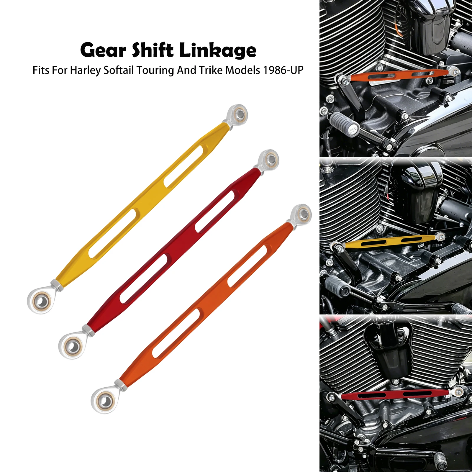 Motorcycle Gear Shift Linkage Aluminum Lever Shift Rod For Harley Softail Breakout Fat Boy Touring Road Street Glide 1986-2025
Motorcycle Gear Shift Linkage Aluminum Lever Shift Rod For Harley Softail Breakout Fat Boy Touring Road Street Glide 1986-2025