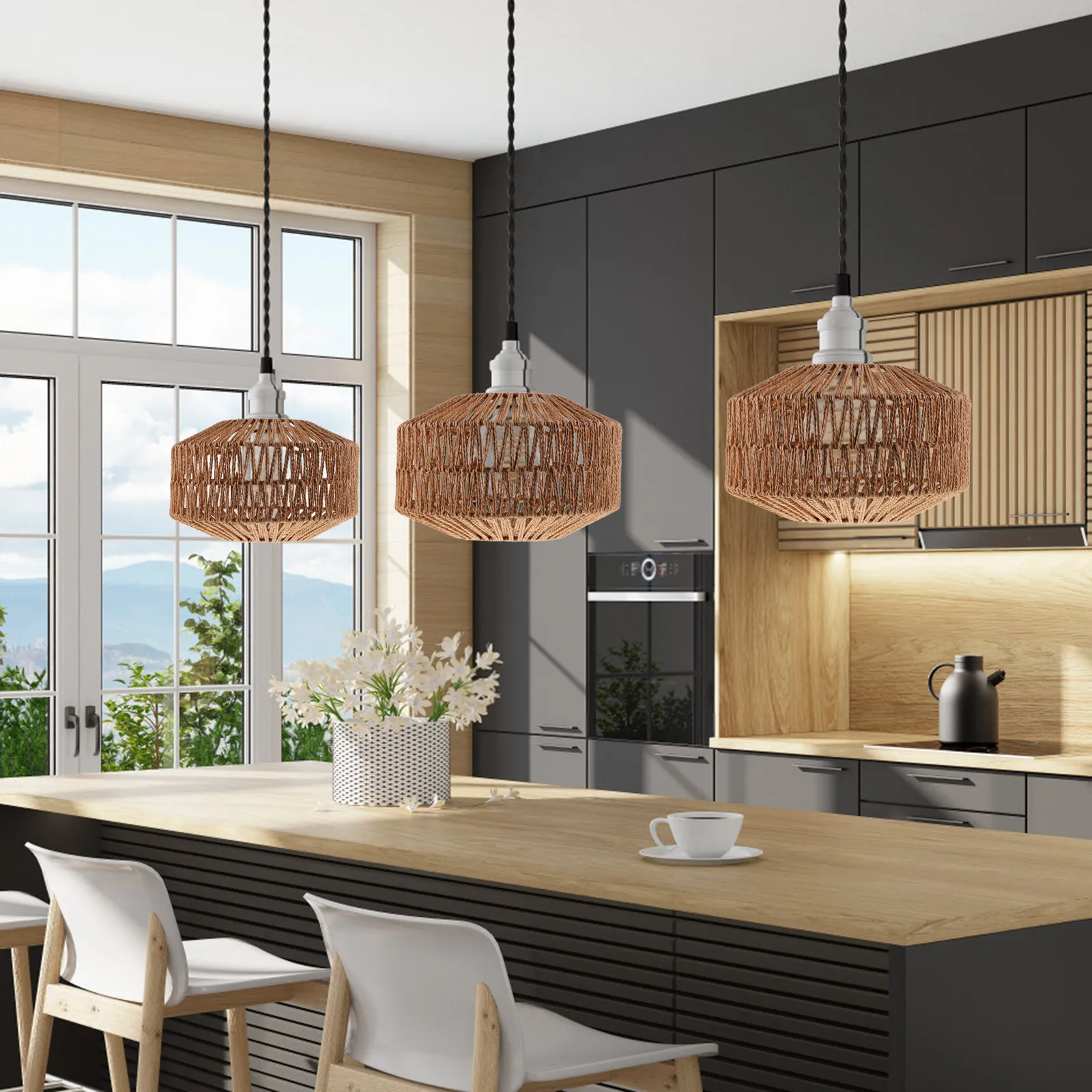 Retro Paper String Lampshade Industrial Style Corridor Chandelier Light Cover for Ceiling Lamp Decoration Home Hotel Bar Indoor
Retro Paper String Lampshade Industrial Style Corridor Chandelier Light Cover for Ceiling Lamp Decoration Home Hotel Bar Indoor