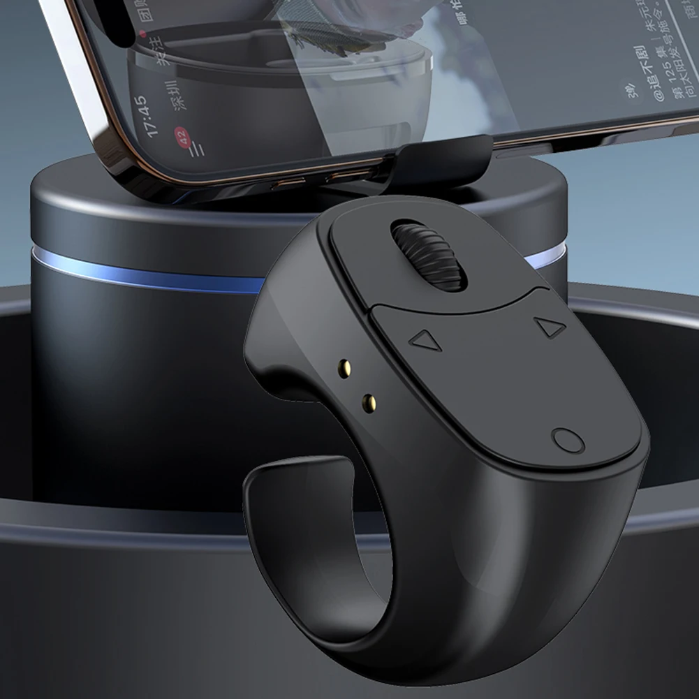 New Fingertip Ring Remote Control Scrolling Wireless Bluetooth Mobile Selfie Mice Video Automatic Page Turner Browsing
New Fingertip Ring Remote Control Scrolling Wireless Bluetooth Mobile Selfie Mice Video Automatic Page Turner Browsing