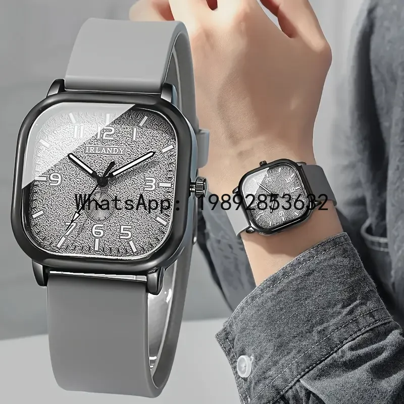 Fashion Square Women's Watch Casual Silicone Strap Quartz Watches Sports Wristwatch For Men Women Students(Without Box)
Fashion Square Women's Watch Casual Silicone Strap Quartz Watches Sports Wristwatch For Men Women Students(Without Box)