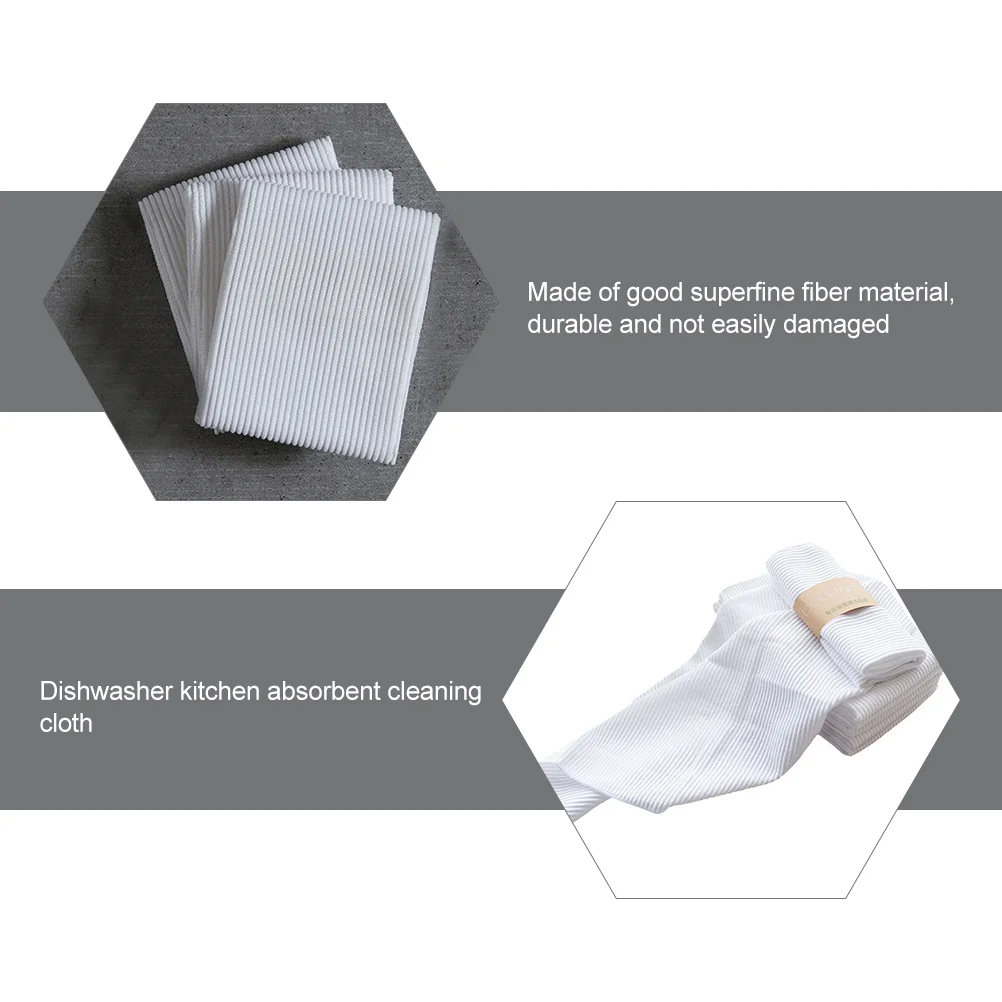 4pcs Antibacterial Dish Towels Superfine Fiber Kitchen Washing Towels Reusable For Pots Pans Silverware Cleaning Cloths
4pcs Antibacterial Dish Towels Superfine Fiber Kitchen Washing Towels Reusable For Pots Pans Silverware Cleaning Cloths