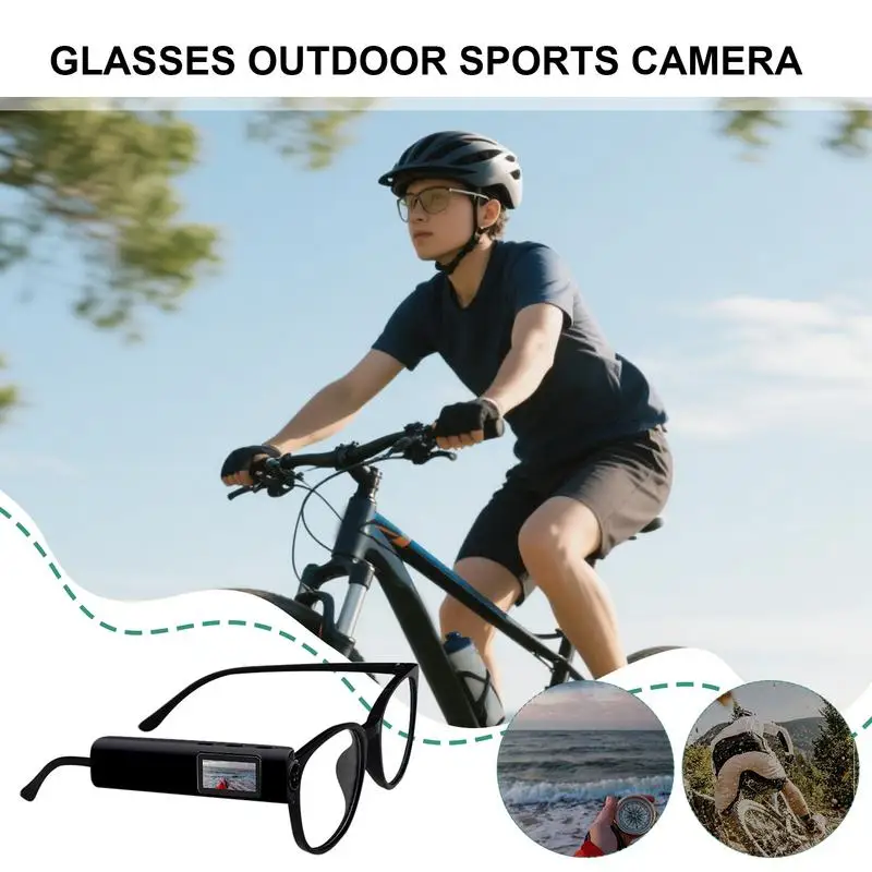 Camera Glasses For Men WiFi Sport Action Webcam Wearable Real-Time Camera With Screen For Video Blogging Business Meetings
Camera Glasses For Men WiFi Sport Action Webcam Wearable Real-Time Camera With Screen For Video Blogging Business Meetings