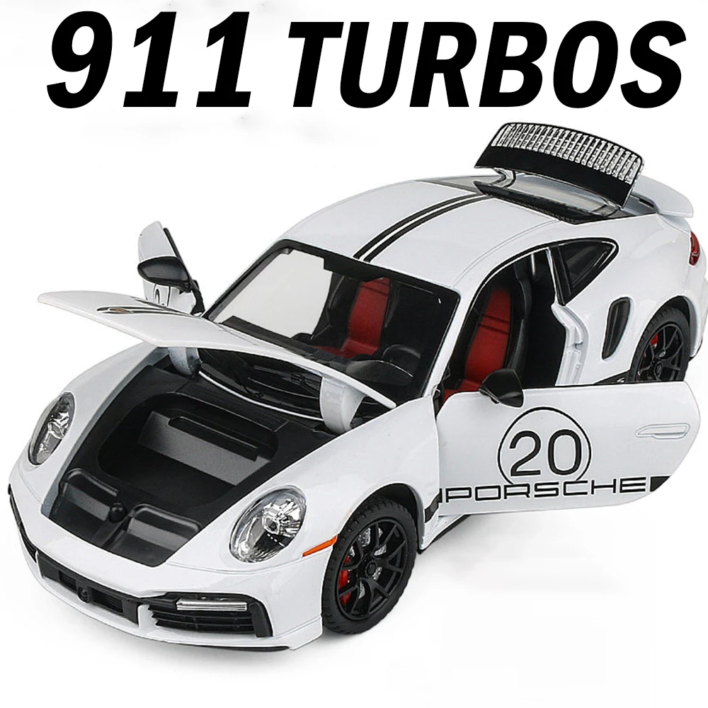 1:24 Scale 911 Turbo S 964 Models Toys Sports Cars Wheel Steering Doors Opened Sports Car Pull Back Vehicles Boys Festival Gifts
1:24 Scale 911 Turbo S 964 Models Toys Sports Cars Wheel Steering Doors Opened Sports Car Pull Back Vehicles Boys Festival Gifts