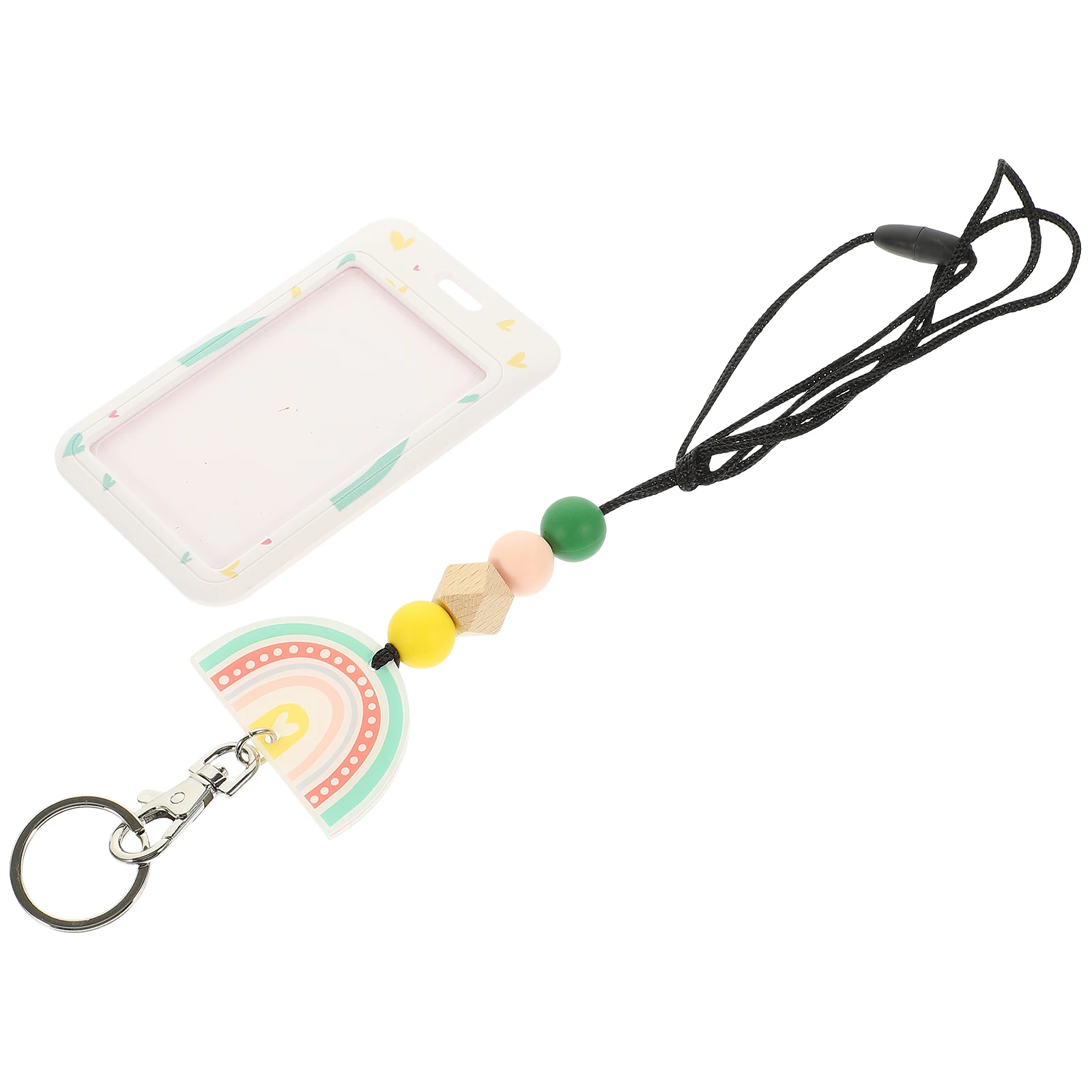 ID Card Holder Lanyard Zinc Alloy Vertical Badge Cover Protector Rainbow Color Simple Reusable Compact Lightweight Storage
ID Card Holder Lanyard Zinc Alloy Vertical Badge Cover Protector Rainbow Color Simple Reusable Compact Lightweight Storage