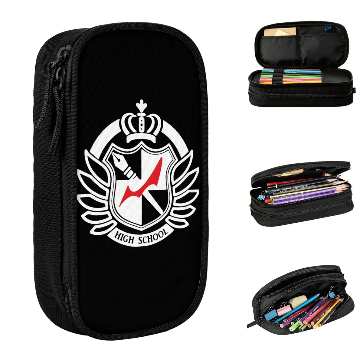 Hope's Peaks Academy Game Anime Pencil Cases Classic Danganronpa Pen Box Bag Student Large Storage Office Cosmetic Pencilcases
Hope's Peaks Academy Game Anime Pencil Cases Classic Danganronpa Pen Box Bag Student Large Storage Office Cosmetic Pencilcases