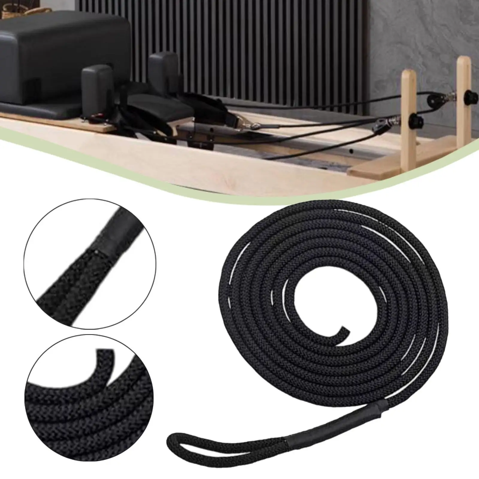 Pilates Reformer Pull Rope Hardware Fitting Components Strap Parts for Exercise Equipment Yoga Home Studio Use Balance Training
Pilates Reformer Pull Rope Hardware Fitting Components Strap Parts for Exercise Equipment Yoga Home Studio Use Balance Training
