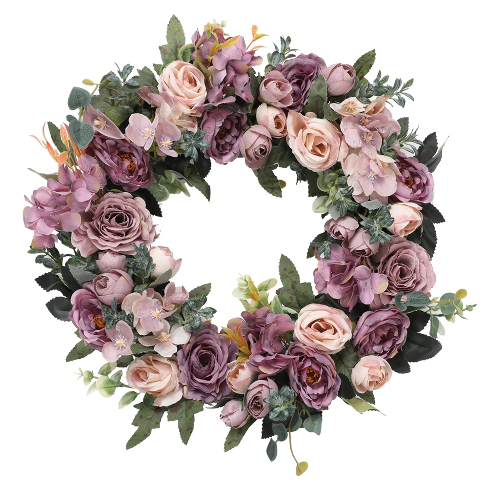 Artificial Fake Flower Rose Wreath, Simulation Silk Rose Wreath for Front Door, Never Fade Home Wall Decor, Wedding Party Gift
Artificial Fake Flower Rose Wreath, Simulation Silk Rose Wreath for Front Door, Never Fade Home Wall Decor, Wedding Party Gift