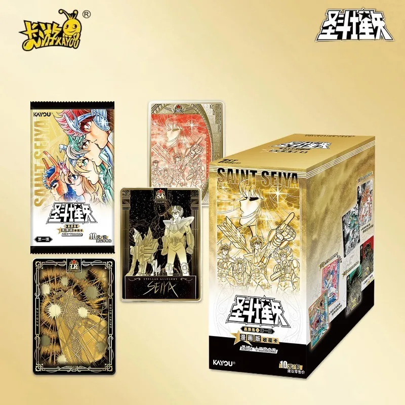 KAYOU Original Saint Seiya Card Comic Version XingCheng Pack Genuine Anime Peripheral Collection Cards Toy Gifts for Friends
KAYOU Original Saint Seiya Card Comic Version XingCheng Pack Genuine Anime Peripheral Collection Cards Toy Gifts for Friends