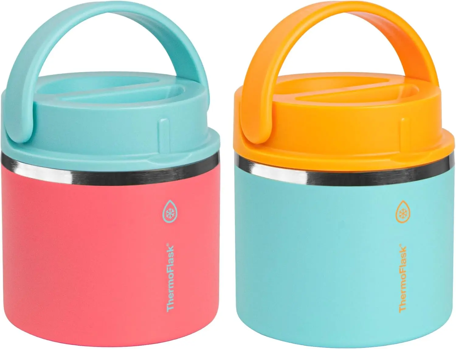 2-Pack Double Wall Insulated Food Jar, 20 oz, Leak-Proof, Hot/Cold 12/24hrs
2-Pack Double Wall Insulated Food Jar, 20 oz, Leak-Proof, Hot/Cold 12/24hrs