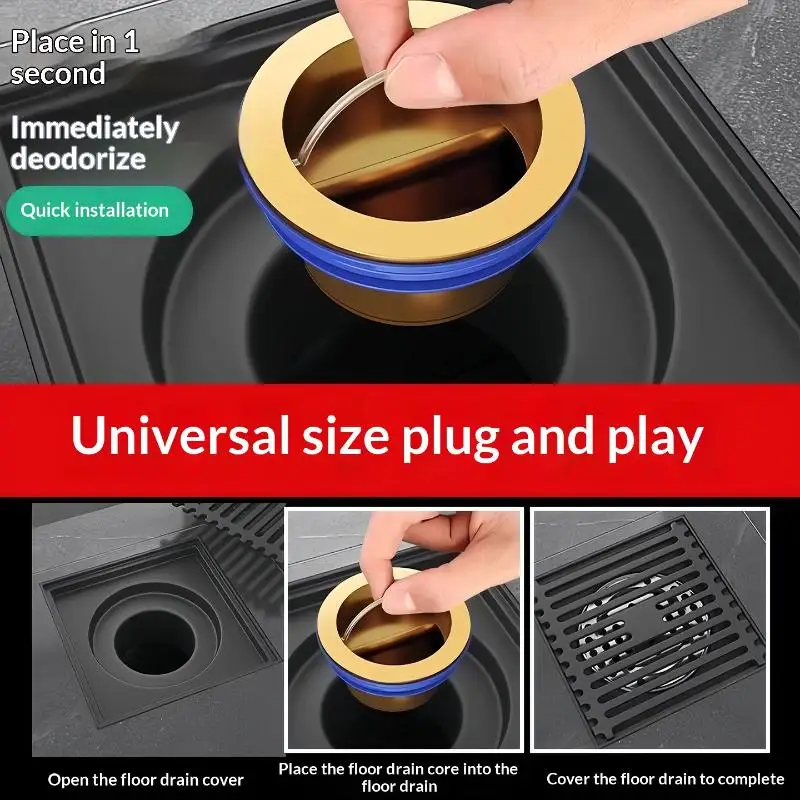 Brass Drain Plug One Way Valve Drop-in, Shower Floor Drain Backflow Preventer, Anti-Odor Shower Drain Plug, Shower Stopper
Brass Drain Plug One Way Valve Drop-in, Shower Floor Drain Backflow Preventer, Anti-Odor Shower Drain Plug, Shower Stopper