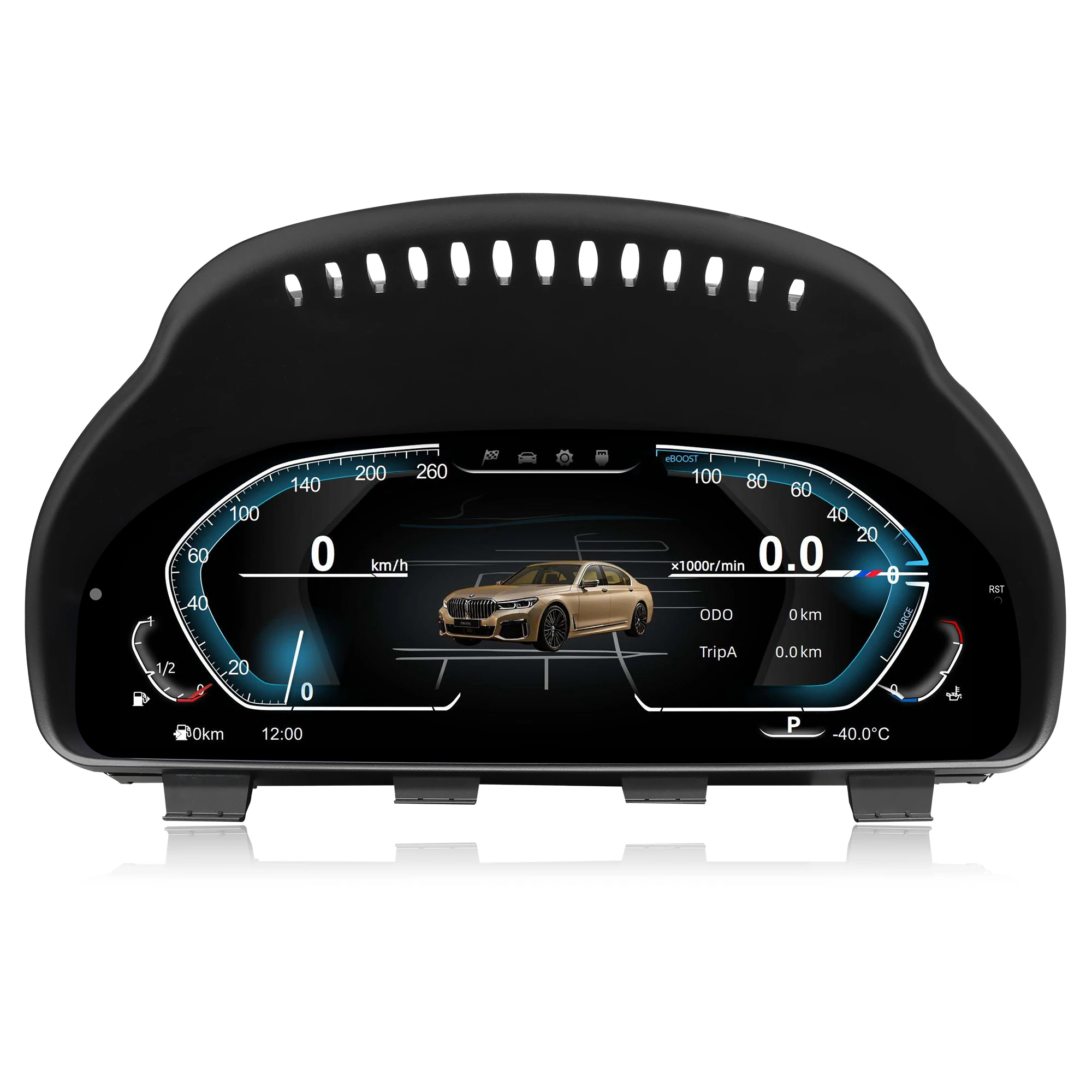 12.3 Inch LCD Digital Instrument Cluster for BMW 5 Series F07 F10 F11 F18, 6 Series F06 F12 F13, 7 Series F01 F02, X3 F25 X4 F26
12.3 Inch LCD Digital Instrument Cluster for BMW 5 Series F07 F10 F11 F18, 6 Series F06 F12 F13, 7 Series F01 F02, X3 F25 X4 F26