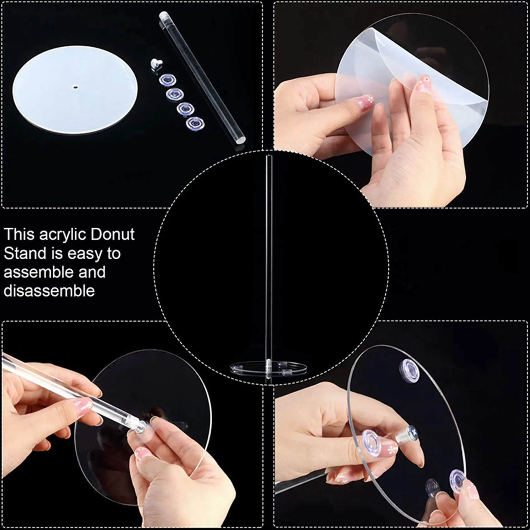 A36T-4 шт. акриловые подставки для пончиков, прозрачные бублики, 5,9 дюйма, круглая подставка, держатель для пончиков, подставка для десерта, стол для рождественской вечеринки
A36T-4 шт. акриловые подставки для пончиков, прозрачные бублики, 5,9 дюйма, круглая подставка, держатель для пончиков, подставка для десерта, стол для рождественской вечеринки